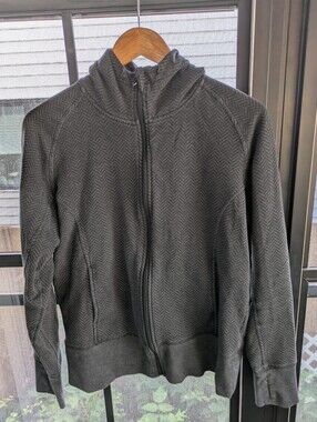Joe Fresh Active Herringbone Full-Zip Hoodie